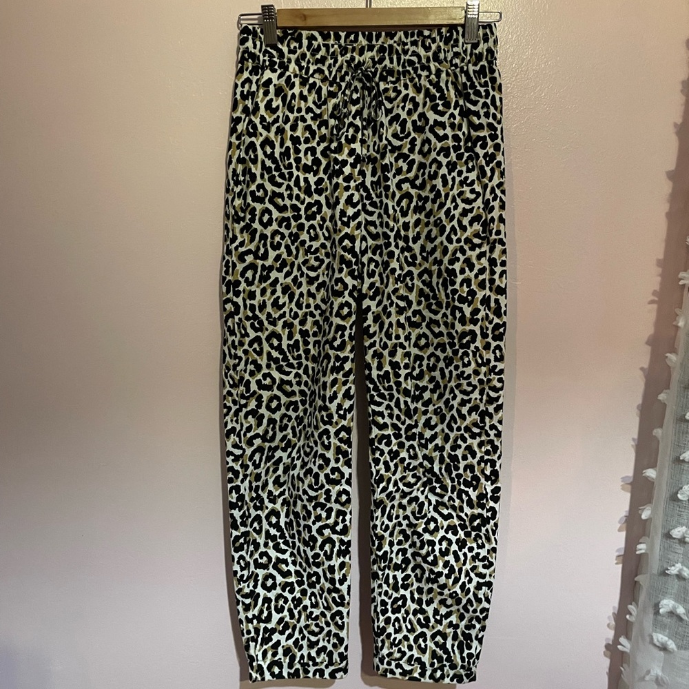 J Crew Cheetah Joggers